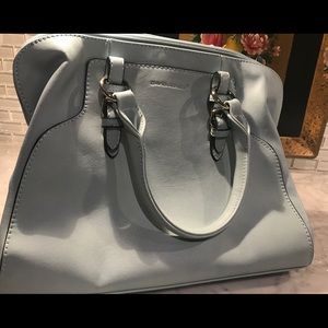 Powder blue satchel